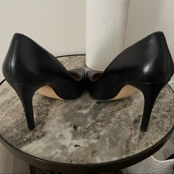 Saks Fifth Avenue Leather Black Pumps - Picture 6 of 11